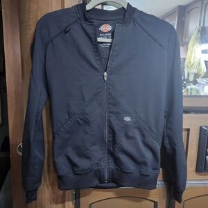 Dickies Women's Balance Zip Scrub Jacket Black XXS